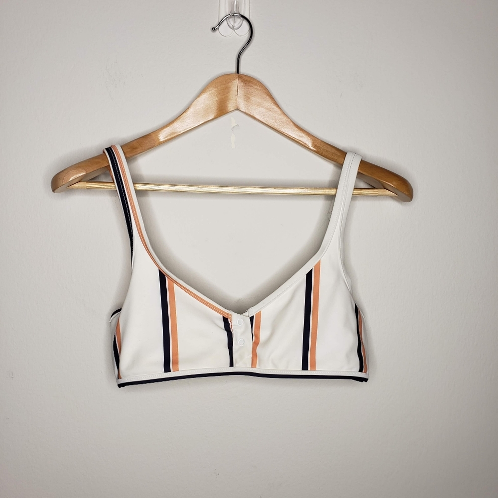 Tavik Swimwear Striped Bikini Top